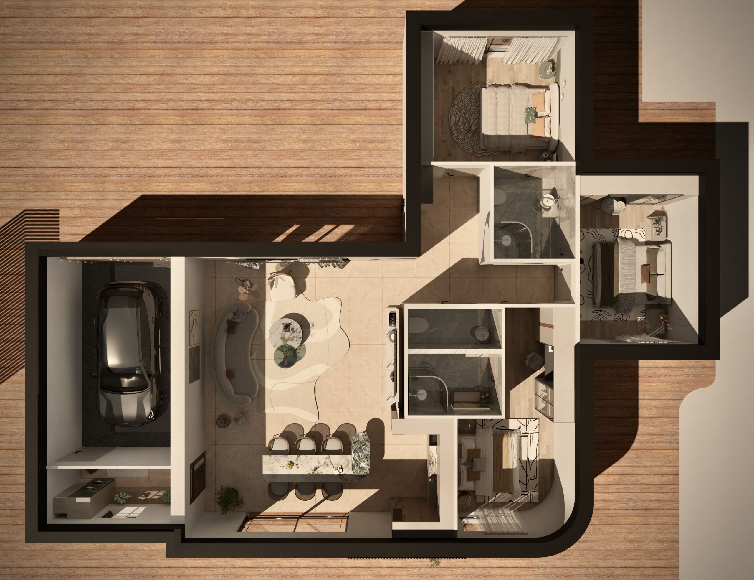 Architecte d'intérieur - plan et conception 3d